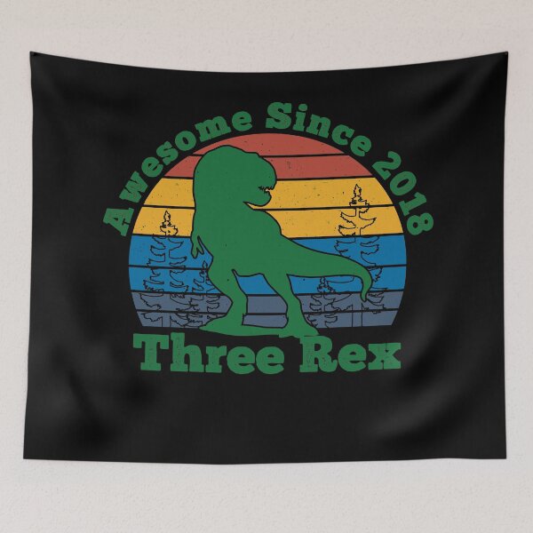 Item preview, Three Rex - Birthday Shirt designed and sold by LarrysDesigns.