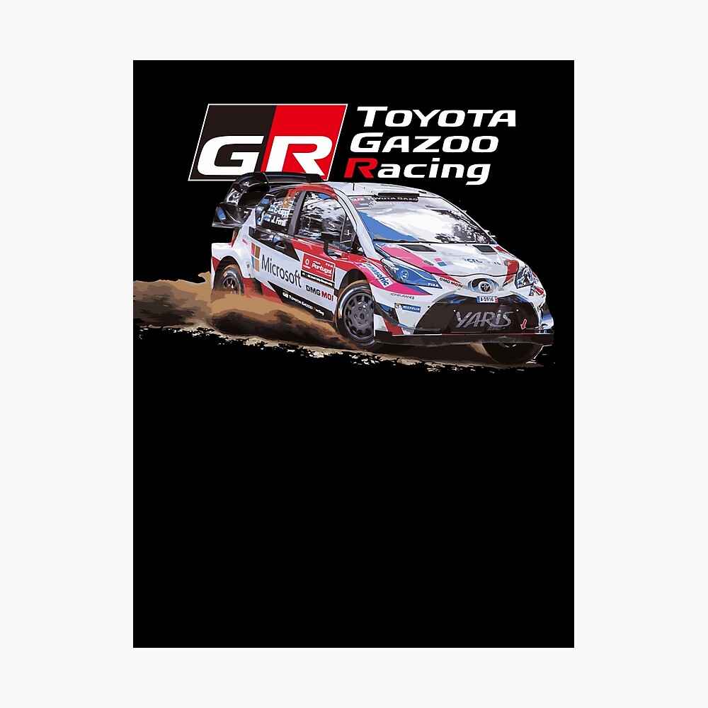 Wrc Toyota Gr Yaris Gazoo Racing Sebastien Ogier Safari Wrt Poster For Sale By Cowtowncowboy Redbubble