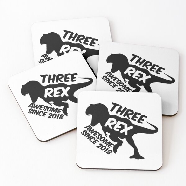 Item preview, Three Rex - Birthday Shirt designed and sold by LarrysDesigns.