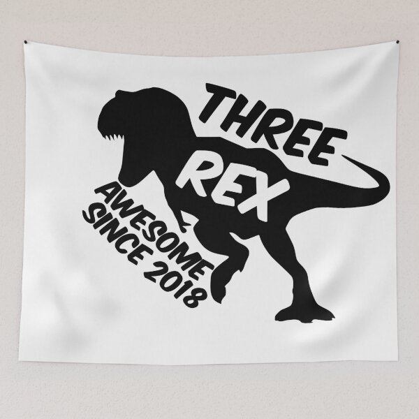 Item preview, Three Rex - Birthday Shirt designed and sold by LarrysDesigns.