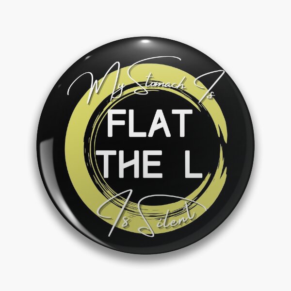 Item preview, My Stomach Is Flat This L Is Just Silent Shirt designed and sold by biwdrawing.