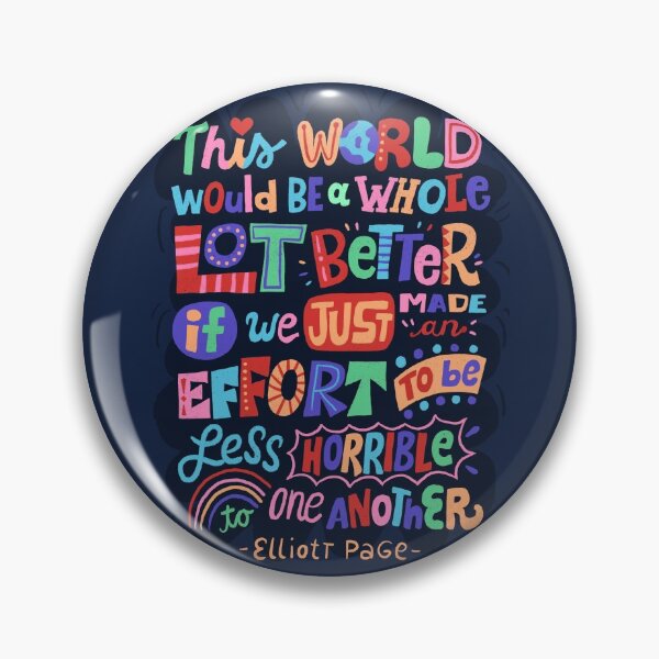 Item preview, Less Horrible To One Another designed and sold by Risa Rodil.