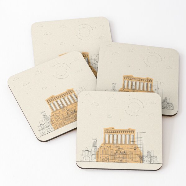 Item preview, Abstract City Posters: Athens, Greece designed and sold by A Deniz Akerman.