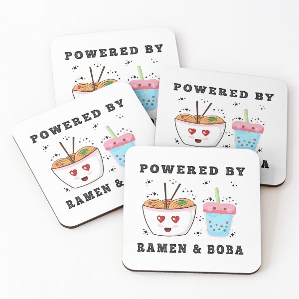 Item preview, Powered  By Ramen and Boba  designed and sold by roocky.