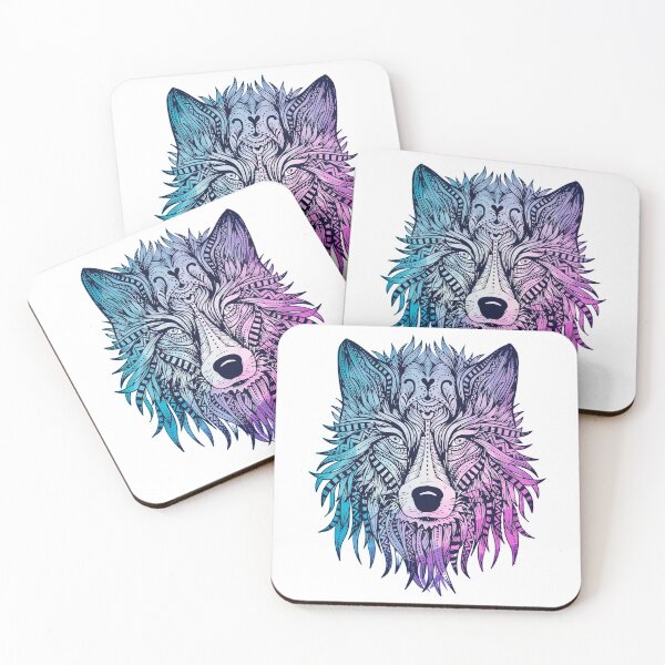 Item preview, Boho Geometric Wolf designed and sold by freeArt10.