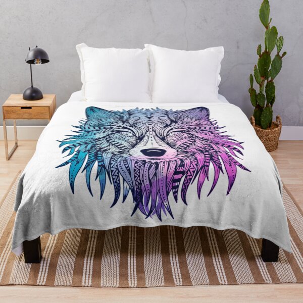 Item preview, Boho Geometric Wolf designed and sold by freeArt10.