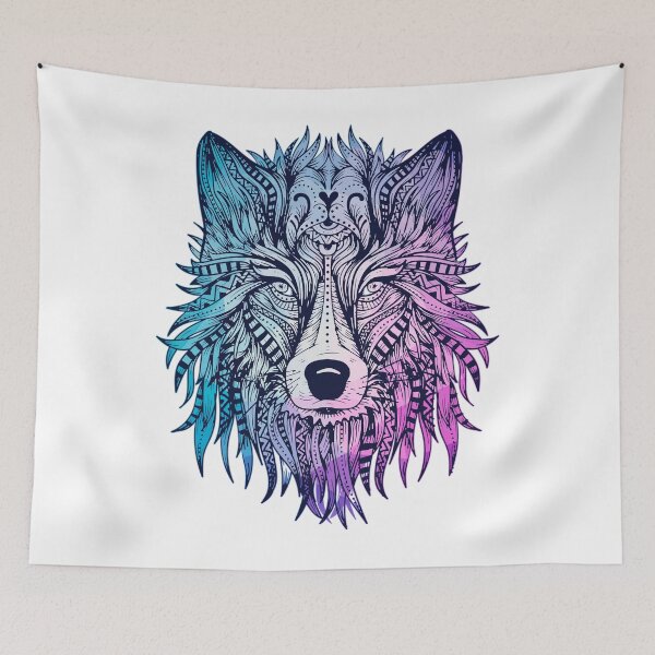 Item preview, Boho Geometric Wolf designed and sold by freeArt10.