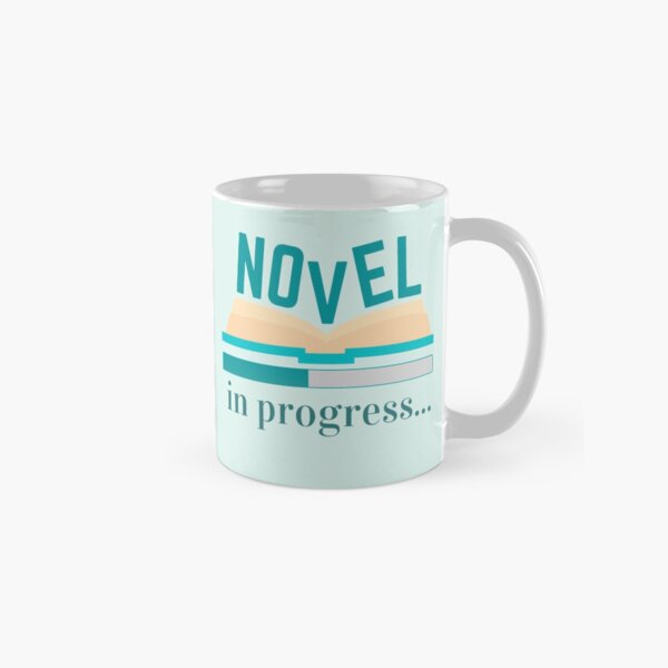 Artikel-Vorschau von Novel in Progress für Schriftsteller und Autoren, designt und verkauft von MalneerAlca.