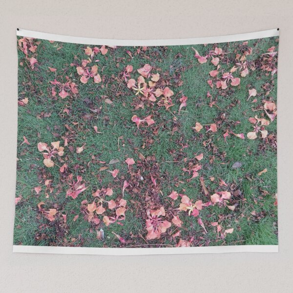 Item preview, Small Flower petals on Green grass designed and sold by srinivasyeshala.