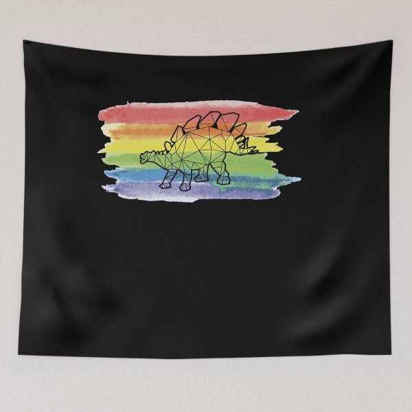 Item preview, Dinosaurier Poligon im Regenbogen designed and sold by Spirit-Designs.