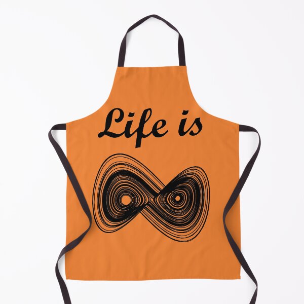 Item preview, Life is unpredictable - Maths Chaos - orange designed and sold by rahilvalani.