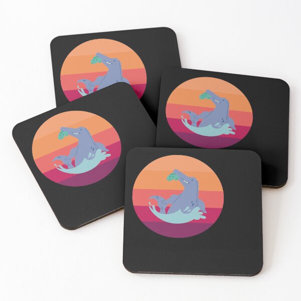 Item preview, Dinosaurier im Wasser mit Fisch designed and sold by Spirit-Designs.