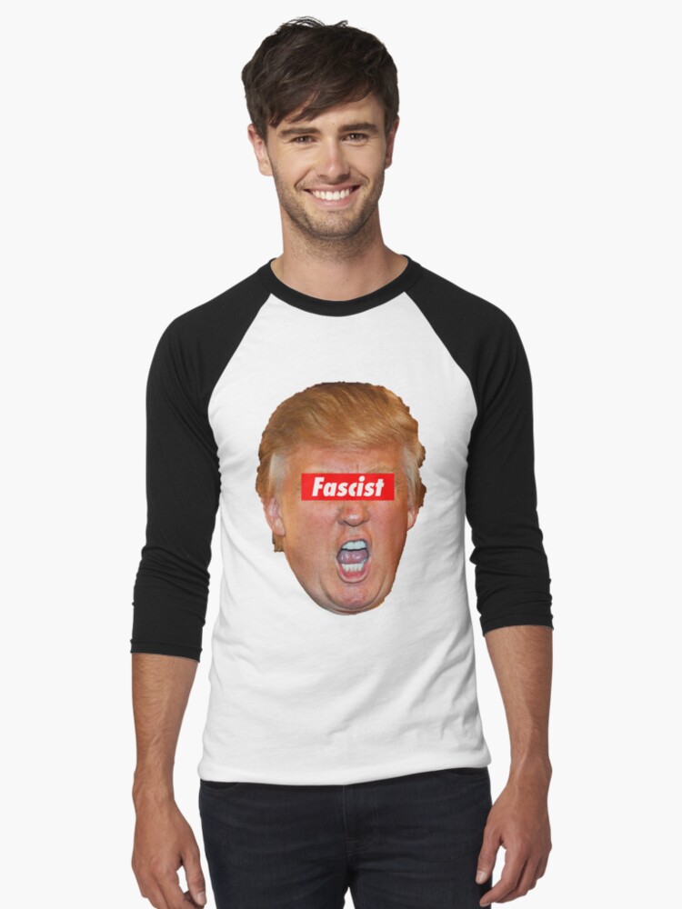 Thumbnail 1 von 3, Baseballshirt mit 3/4-Arm, Trump Faschist designt und verkauft von Thelittlelord.