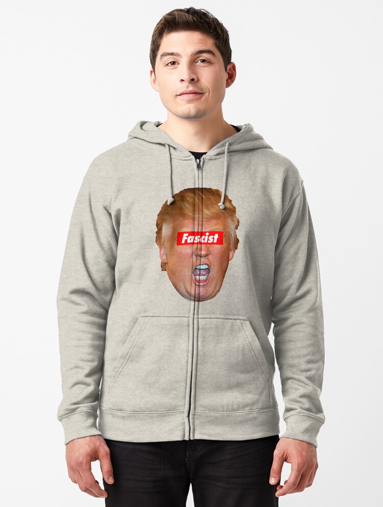 Thumbnail 1 von 5, Kapuzenjacke, Trump Faschist designt und verkauft von Thelittlelord.