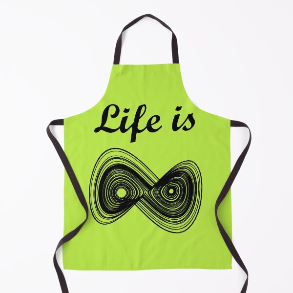 Aperçu de l'œuvre La vie est imprévisible - Maths Chaos - citron vert créée et vendue par rahilvalani.