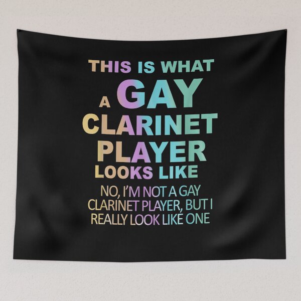 Item preview, This Is What A Gay Clarinet Player Looks Like  designed and sold by zpruby.