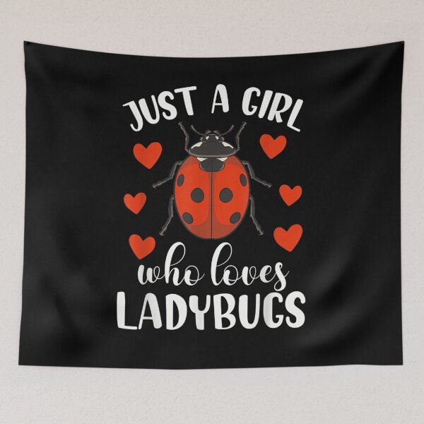 Item preview, Just A Girl Who Loves Ladybugs Ladybird Beetle Entomologist  designed and sold by maizreo.