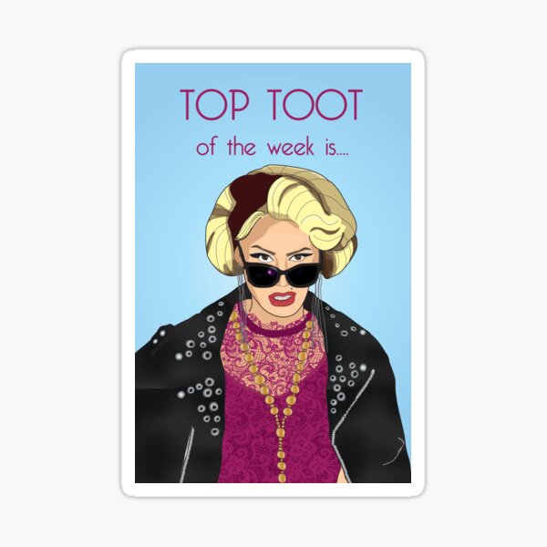 Top Toot Sticker