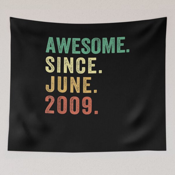 Item preview, Awesome Since June 2009 12th Birthday Official Nager S  designed and sold by zpruby.