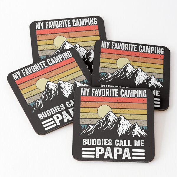 Item preview, My favorite camping buddies call me papa nature adventure Hiking Gift for Fathers day designed and sold by Majesticoo.