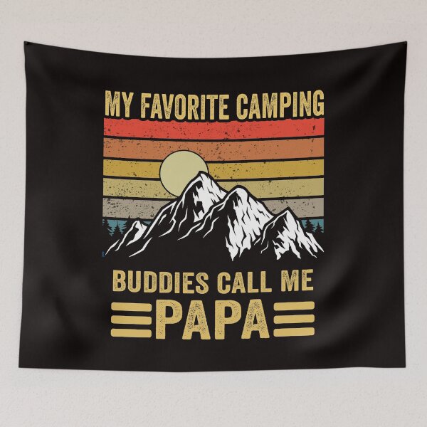 Item preview, My favorite camping buddies call me papa nature adventure Hiking Gift for Fathers day designed and sold by Majesticoo.