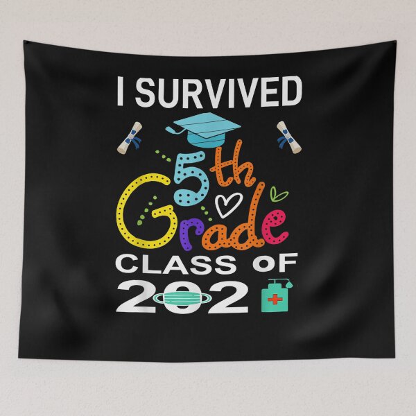 Item preview, Graduation 2021 I Survived 5th Grade Middle School Graduate  designed and sold by maizreo.