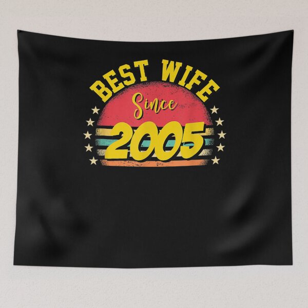 Item preview, Best Wife Since 2005 Retro Vintage 16th Wedding Anniversary  designed and sold by maizreo.