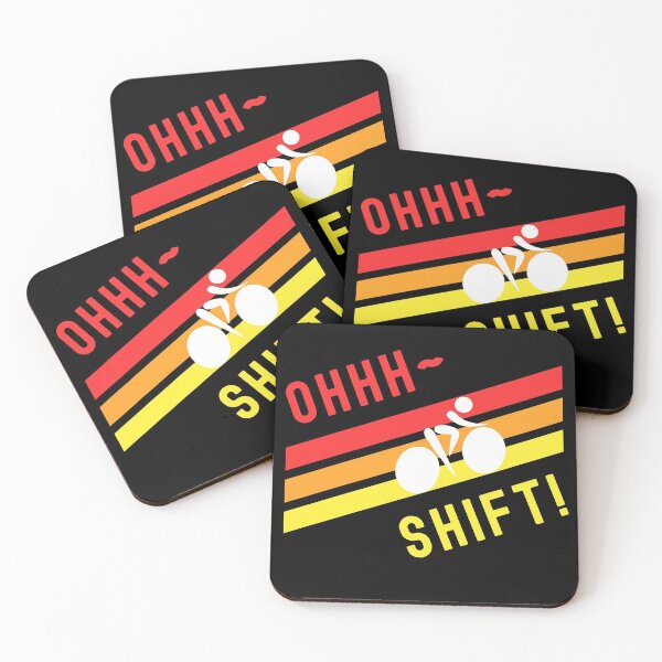 Item preview, Oh Shift Funny Bicycle Cyclist MTB Mountain Biker  designed and sold by ExpressWayFour.
