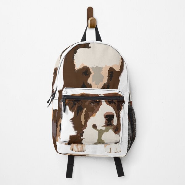 Item preview, brown border collie designed and sold by Ami San.