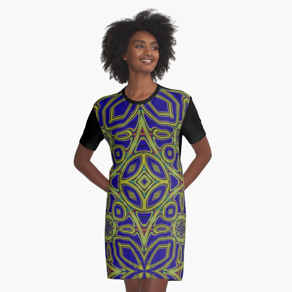 Boho Chic Bohemian 4 Graphic T-Shirt Dress