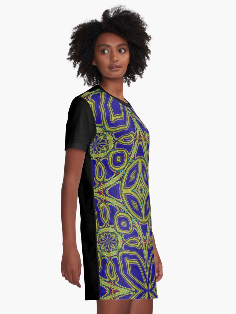 Alternate view of Boho Chic Bohemian 4 Graphic T-Shirt Dress