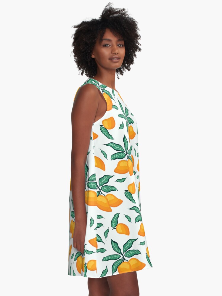 Mango tropical outlet dress