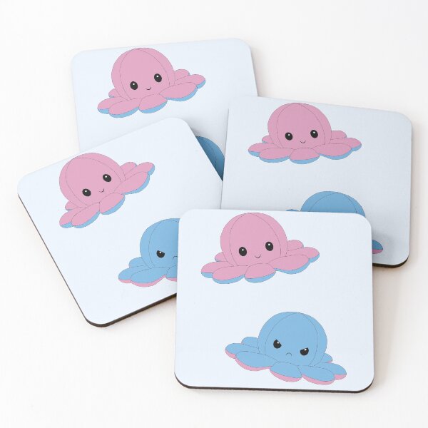Item preview, Peluche Pulpo Moody Reversible Happy and Sad designed and sold by MadaFaCose.