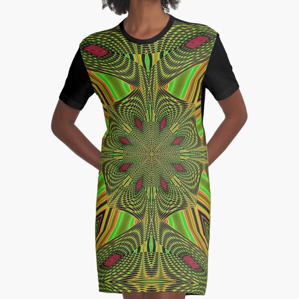 Boho Chic Bohemian 5 Graphic T-Shirt Dress