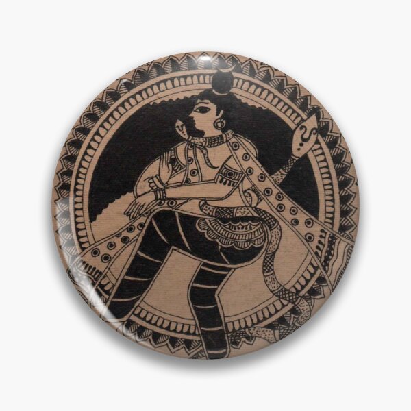 Item preview, Madhubani Nataraja Art designed and sold by SalDesign34.