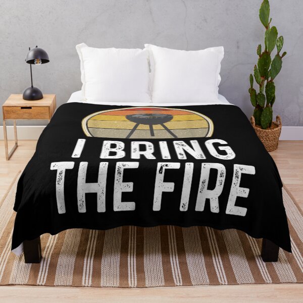 Item preview, Funny I Bring The Fire Grill Charcoal Grilling Cooking Chef designed and sold by zpruby.