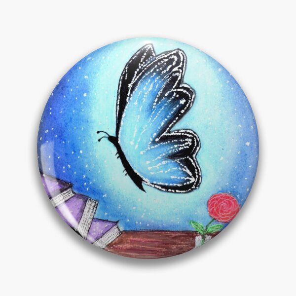 Item preview, Painting : Muse comes as Butterfly at Night Reading  designed and sold by OnigiriDoctor.