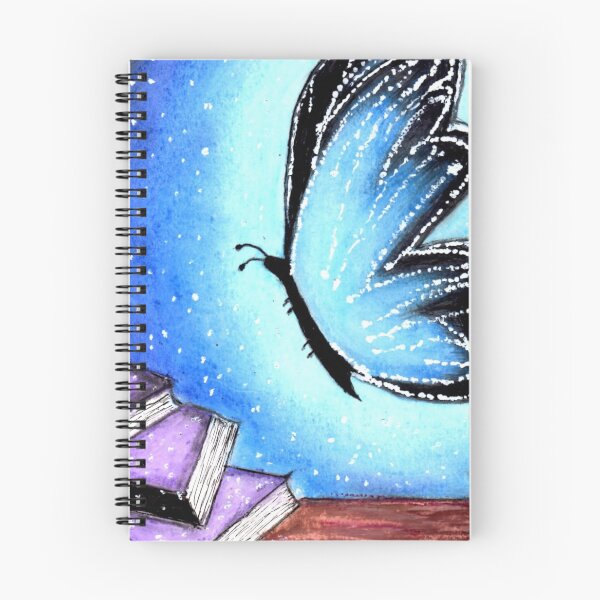 Item preview, Painting : Muse comes as Butterfly at Night Reading  designed and sold by OnigiriDoctor.