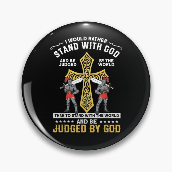 Item preview, I Would Rather Stand With God Christian Knight Templar  designed and sold by zpruby.