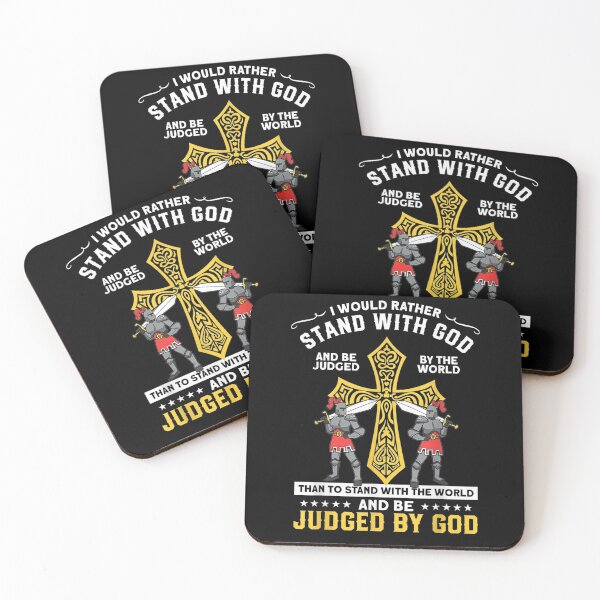 Item preview, I Would Rather Stand With God Christian Knight Templar  designed and sold by zpruby.