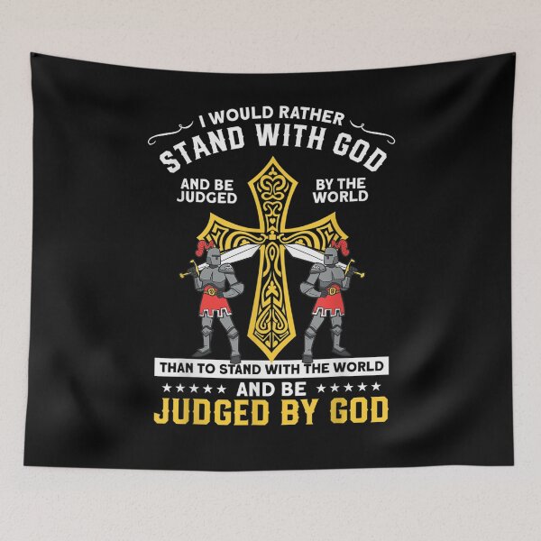 Item preview, I Would Rather Stand With God Christian Knight Templar  designed and sold by zpruby.