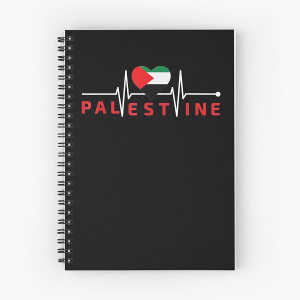 Item preview, Support Love Palestine Heart Flag Ekg  designed and sold by maizreo.