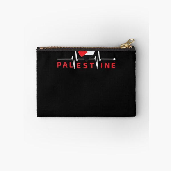 Item preview, Support Love Palestine Heart Flag Ekg  designed and sold by maizreo.