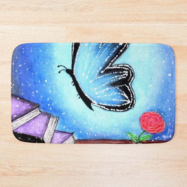 Item preview, Painting : Muse comes as Butterfly at Night Reading  designed and sold by OnigiriDoctor.
