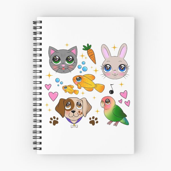 Item preview, Sparkly Eyed Pets Pattern - no background designed and sold by FizzyVee.