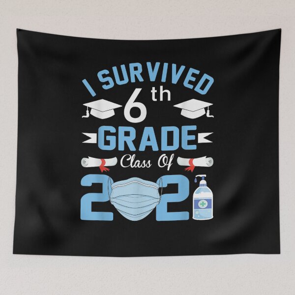 Item preview, Cute 6th Grade Graduation I Survived 6th Grade Class Of 2021  designed and sold by zpruby.