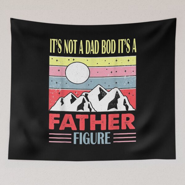 Item preview, It's Not A Da Bod It's A Father Figure Retro Sunset Mountain  designed and sold by maizreo.