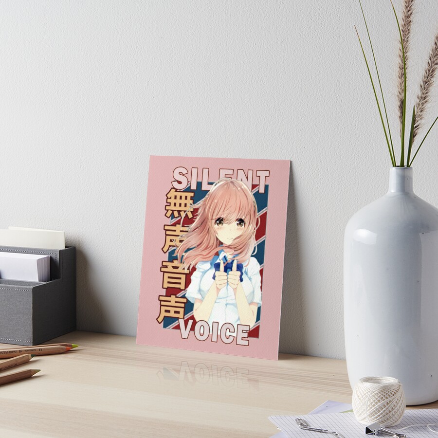 Shouko Nishimiya Shouko Nishimiya A Silent Voice Eiga Koe No Katachi Retro Anime Design 3