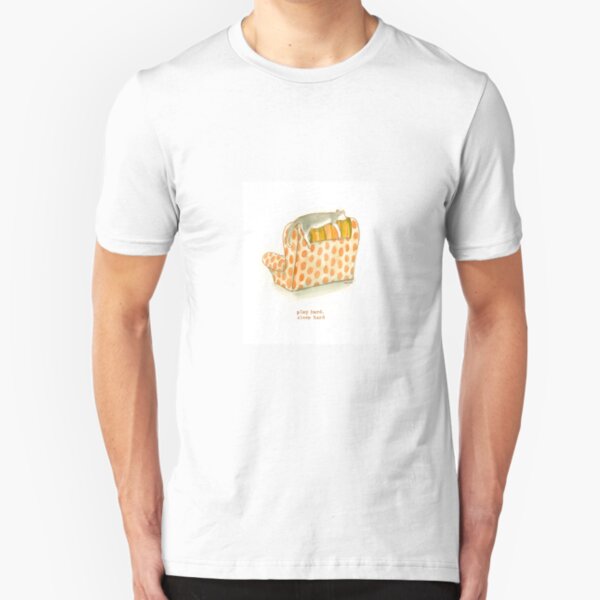 cattism 21: play hard, sleep hard Slim Fit T-Shirt