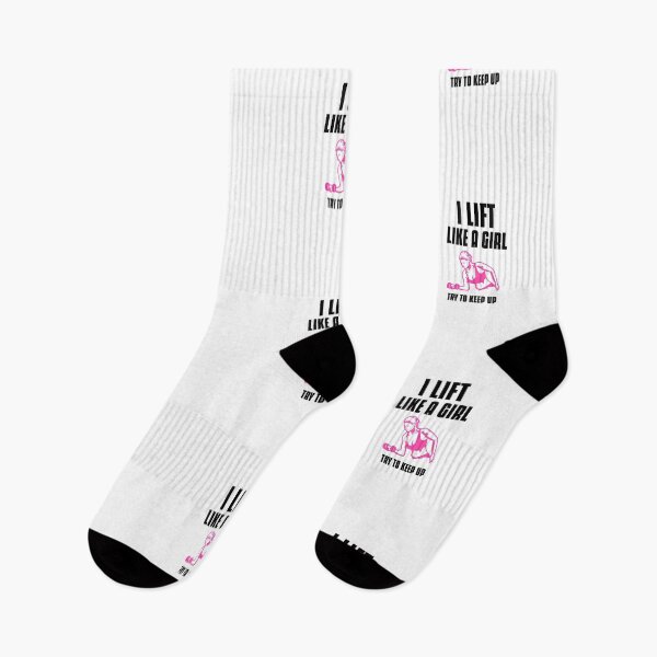 Item preview, I Lift Like A Girl, Try To Keep Up Black - Funny Gym designed and sold by GymWearDepot.